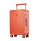 Meechi Suitcase Aluminum Frame Skid Suitcase Wheels Carry On Trolley Luggage Bag Travel Suitcase On Universal Wheels (Color : Orange, Size : 22 inch)