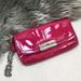 Coach Bags | Coach Pink Patent Leather Kristen Wristlet Clutch | Color: Pink | Size: 9 X 4