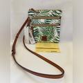 Dooney & Bourke Bags | Dooney & Bourke North/South Triple Zip Exclusive. Coated Canvas And Leather. Nwt | Color: Green/White | Size: Os