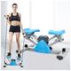 Exercise Stepper for Home, Aerobic Stepper Fitness Legs Arm Full Body Training Exercise Machine, Up-Down Training, Quiet Fitness Stepper Including Resistance Bands, Load-Bearing 10