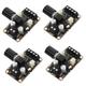 UKCOCO 4pcs Amplifier Board Stereo Amp Subwoofer Amplifier Mini Megaphone Mini Amp Mono Amplifier Mini Audio Amp Stereo Module Board Volume Control Binaural Power Amplifier Plastic