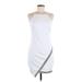 BCX Casual Dress - Mini: White Dresses - Women's Size Medium