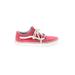 Vans Sneakers: Red Solid Shoes - Women's Size 9