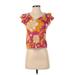 Maeve by Anthropologie Sleeveless Blouse: Orange Tops - Women's Size X-Small