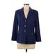 St. John Collection Wool Blazer Jacket: Blue Jackets & Outerwear - Women's Size 10