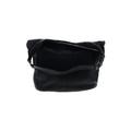 American Leather Co Leather Shoulder Bag: Black Solid Bags