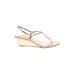 Lilly Pulitzer Wedges: Ivory Floral Shoes - Women's Size 7