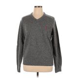 An Original Penguin by Munsingwear Wool Pullover Sweater: Gray Sweaters & Sweatshirts - Women's Size X-Large