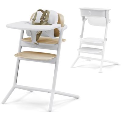 Cybex LEMO 2 High Chair Set + Learning Tower Bundle - Sand White
