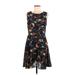 L.A. Soul Casual Dress - A-Line: Black Batik Dresses - Women's Size Medium