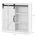 Bathroom Wall Cabinet with Sliding Barn Door and Adjustable Shelf