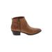 Lucky Brand Ankle Boots: Tan Shoes - Women's Size 7