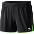 ERIMA Damen Shorts CLASSIC 5-C, Größe 36 in Schwarz/Green