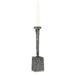 Bobo Intriguing Objects Candlestick Candle Holder Manufactured wood/Iron in Brown/Gray | 12.5 H x 2.75 W x 2.75 D in | Wayfair BI-6050-0142