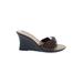 Pierre Dumas Wedges: Brown Shoes - Women's Size 8
