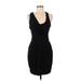 BCX Casual Dress - Sheath: Black Solid Dresses - Women's Size Medium