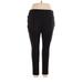 Apt. 9 Dress Pants - Low Rise: Black Bottoms - Women's Size 2X-Large