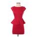 Alice + Olivia Casual Dress - DropWaist: Red Dresses - Women's Size Small