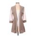 R&M Richards Kimono: Tan Tops - Women's Size 4 Petite