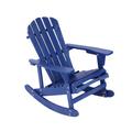 Dovecove Adirondack Rocking Chair Solid Wood Chairs Finish Outdoor Furniture For Patio | Wayfair 0ADAB52FABA546FD99343CB7D57111CA