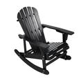 Dovecove Adirondack Rocking Chair Solid Wood Chairs Finish Outdoor Furniture For Patio | Wayfair C48D5521378A4EF89B612083E5011A40