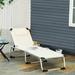 Latitude Run® Foldable Outdoor Chaise Lounge Chair w/ Aluminum Frame | Wayfair 458FA7B644754456B4B9F1CA84374CDE