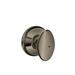Schlage Siena Bed & Bath Lock Knob in Gray | 2.75 H x 2.75 W x 2.8 D in | Wayfair F40SIE620