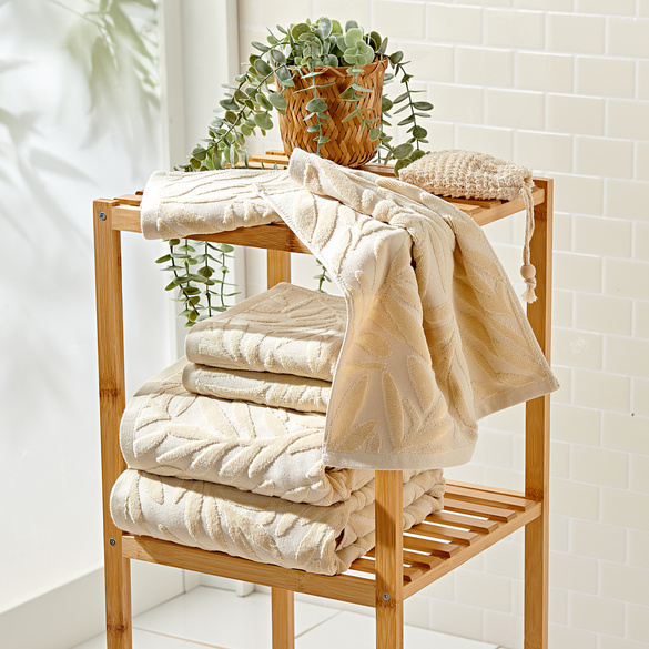 Badetuch beige 70x140 cm