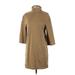 Zara Casual Dress - Sweater Dress: Tan Solid Dresses - Women's Size Small