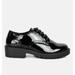 London Rag Whittle Patent Lace Up Derby Shoes - Black - US 8