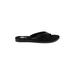 Yellow Box Flip Flops: Black Shoes - Women's Size 7 1/2