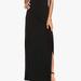 ONE33 SOCIAL The Angelina | Black Halter Neck Side Slit Gown - Black