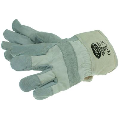 Dönges Arbeitshandschuh, Basic, Spaltleder, ohne Futter, en 420, 10,5 Image