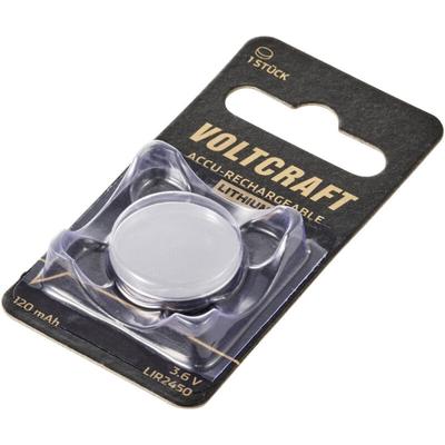 Voltcraft - LIR2450 Knopfzellen-Akku lir 2450 Lithium 120 mAh 3.6 v 1 St. Image