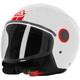 Acerbis Brezza Casque jet, blanc, taille M