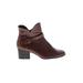 VANELi Ankle Boots: Burgundy Shoes - Women's Size 12