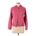 Eddie Bauer Zip Up Hoodie: Pink Tops - Women's Size Medium