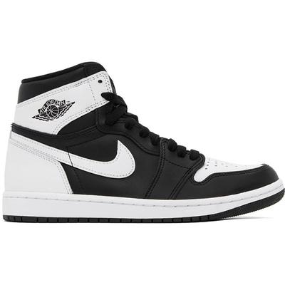 Black & White Air Jordan 1 Retro High Og Sneakers