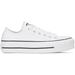 White Chuck Taylor All Star Platform Leather Sneakers