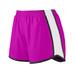 Augusta Sportswear 1266 Athletic Girls Pulse Team Short in Power Pink/White/Black size Medium