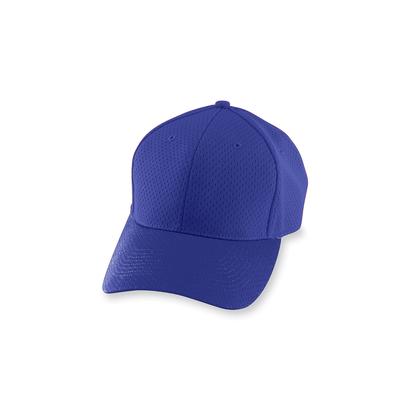 Augusta Sportswear 6236 Youth Athletic Mesh Cap in Purple | Polyester