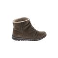 NoSox Ankle Boots: Brown Shoes - Women's Size 7