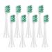 ALTLAU Replacement Toothbrush Heads DNF2 Compatible with Philips Sonicare Toothbrush Click-on Replacement Brush 8 Pack