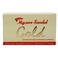 Mysore Sandal Gold Soap MGF3 125 Grams Per Unit (Pack of 4) - Purest Sandalwood Soap - Grade 1 Soap - TFM 80% - Suitable for ALL Skin Type - Zero Dryness - Natural Sandalwood & Almond Oil Soap
