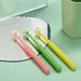 360 Degree Toothbrush MGF3 Adult Soft Bristle Toothbrush Sensitive Teeth & Sensitive Bleeding Gums Pregnant Moms Pregnancy Must Haves Patented Technology 3 Packs (Yellow&&Green&Pink)