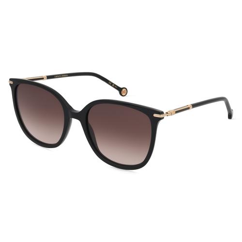 Carolina Herrera 0229/S Damen-Sonnenbrille Vollrand Eckig Acetat-Gestell, schwarz