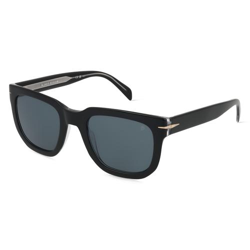 David Beckham DB 7118/S Herren-Sonnenbrille Vollrand Eckig Acetat-Gestell, schwarz