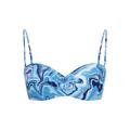 Chiemsee Bandeau Bikini Oberteil Damen blau, 34A