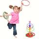 1 Tower 18 Laps/1 Tower 12 Laps Set Children's Loop Toys Folding Music Loop Kindergarten Throw Loop Game Props Family Parent-child