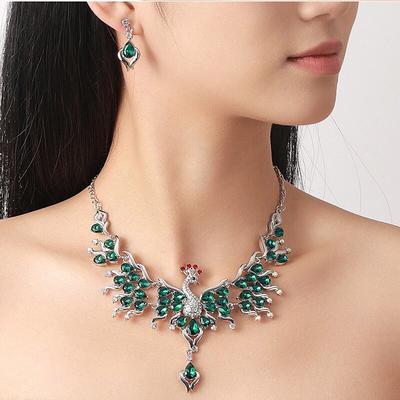 Jewelry Set For Women's Wedding Party Evening Gift Alloy Geometrical
